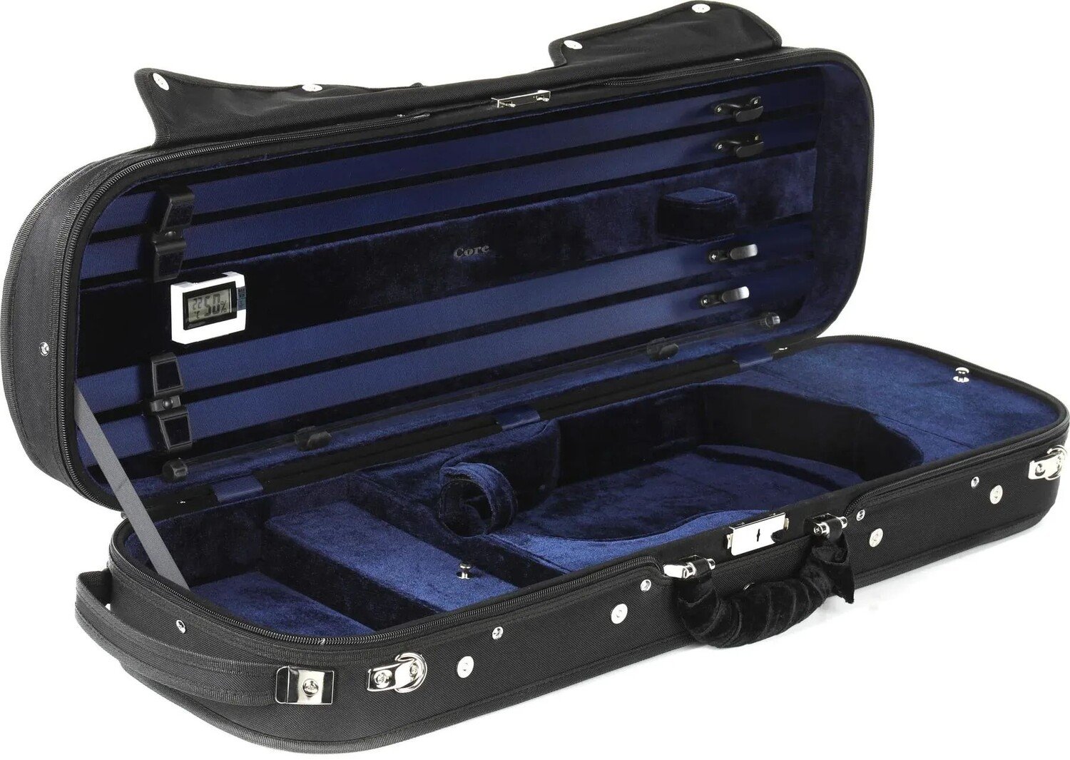 

Футляр для подвески для скрипки Howard Core CC500 — черный снаружи/синий внутри, размер 4/4