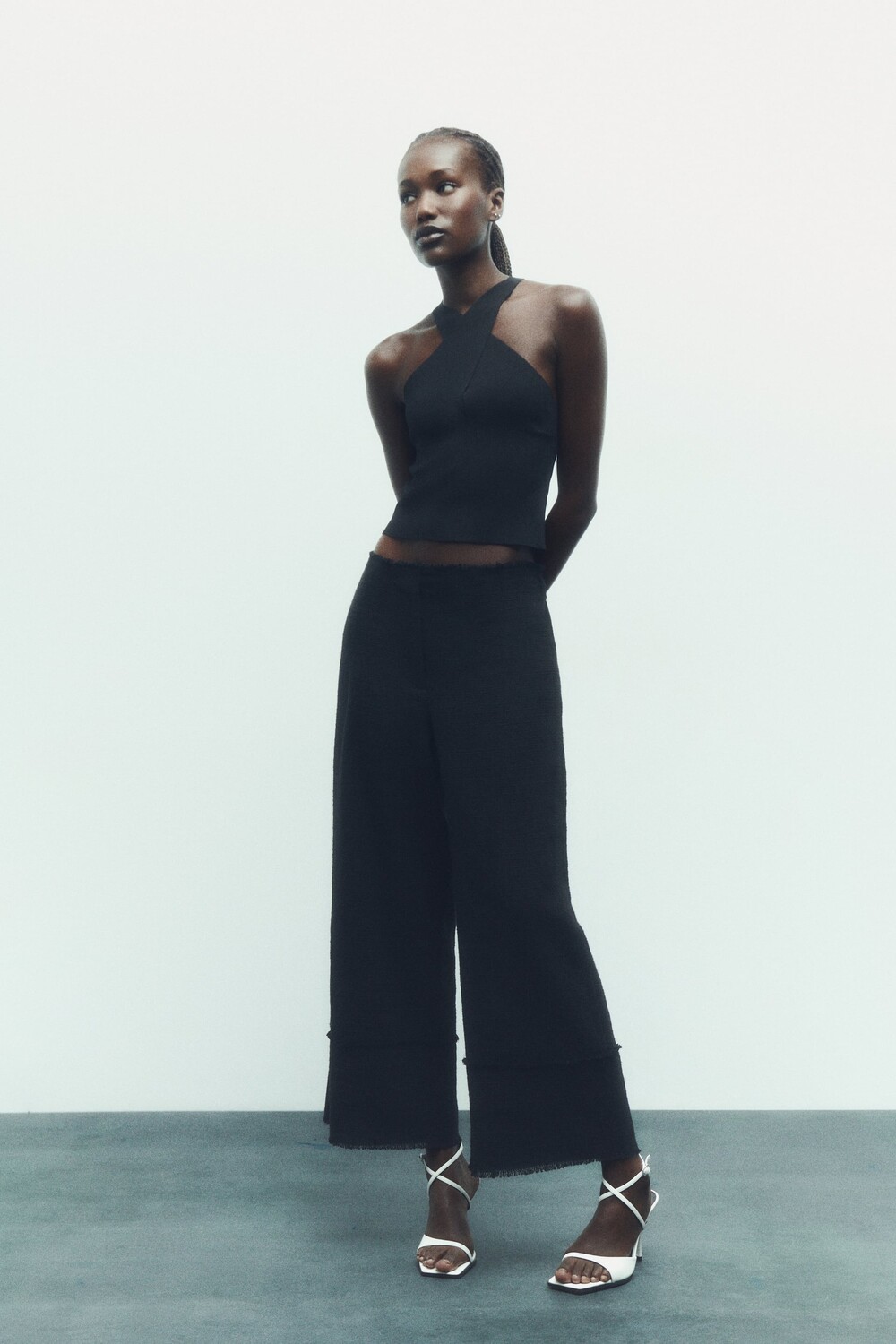 

Деревенские брюки Zara, черный