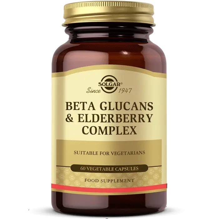 

Solgar Beta Glucans Бузина 60 капсул