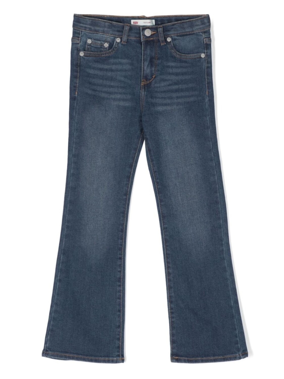 

Levi's Kids прямые джинсы средней посадки, синий