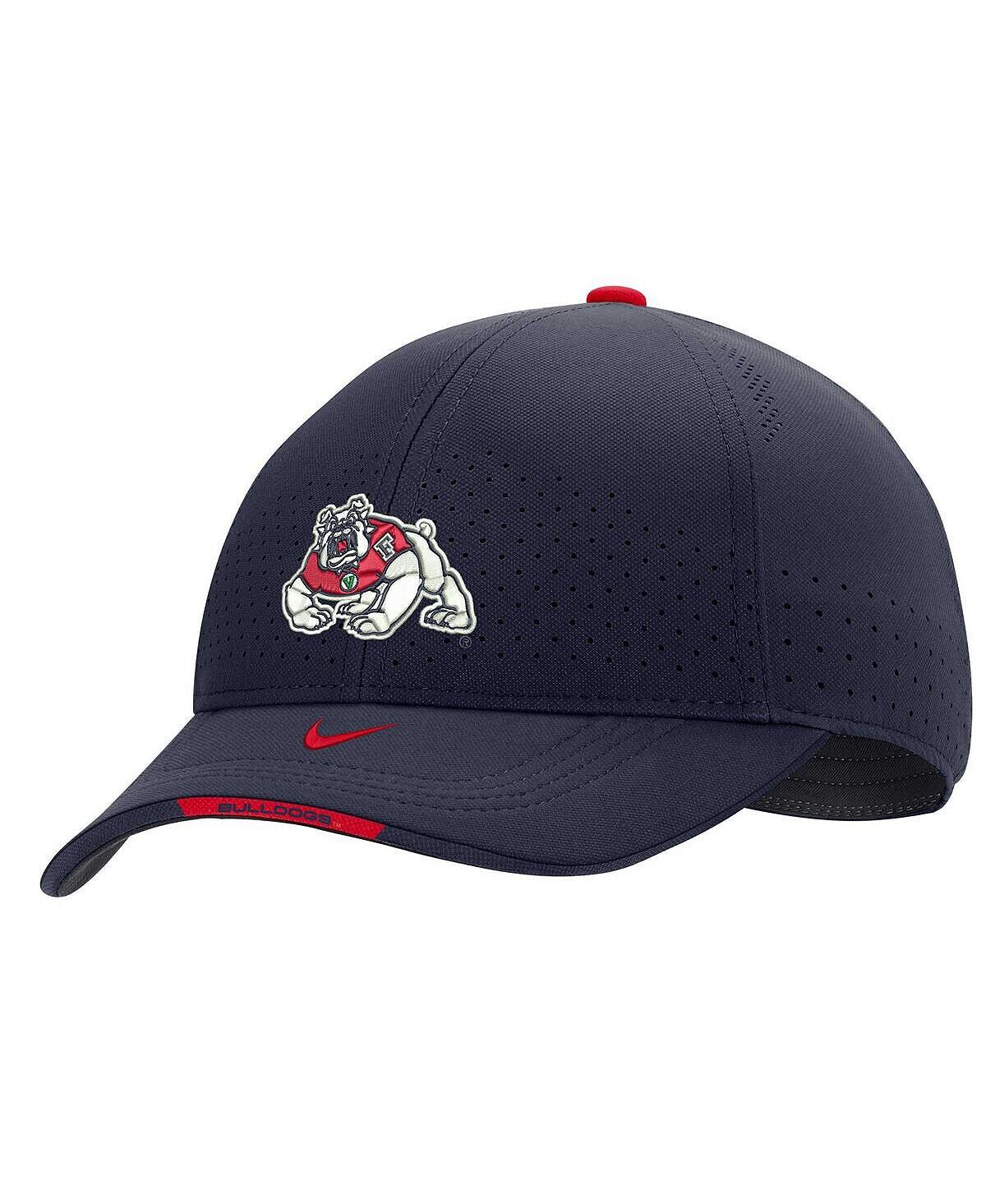 

Мужская темно-синяя регулируемая кепка Fresno State Bulldogs 2022 Sideline Legacy91 Performance Nike