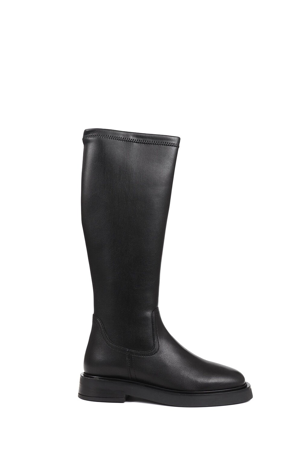 

Черные кожаные сапоги Lauretta Jones Bootmaker, черный