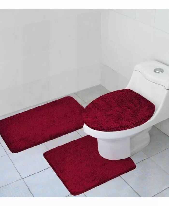

3 шт. Комплект ковров Флоренция Popular Bath, красный