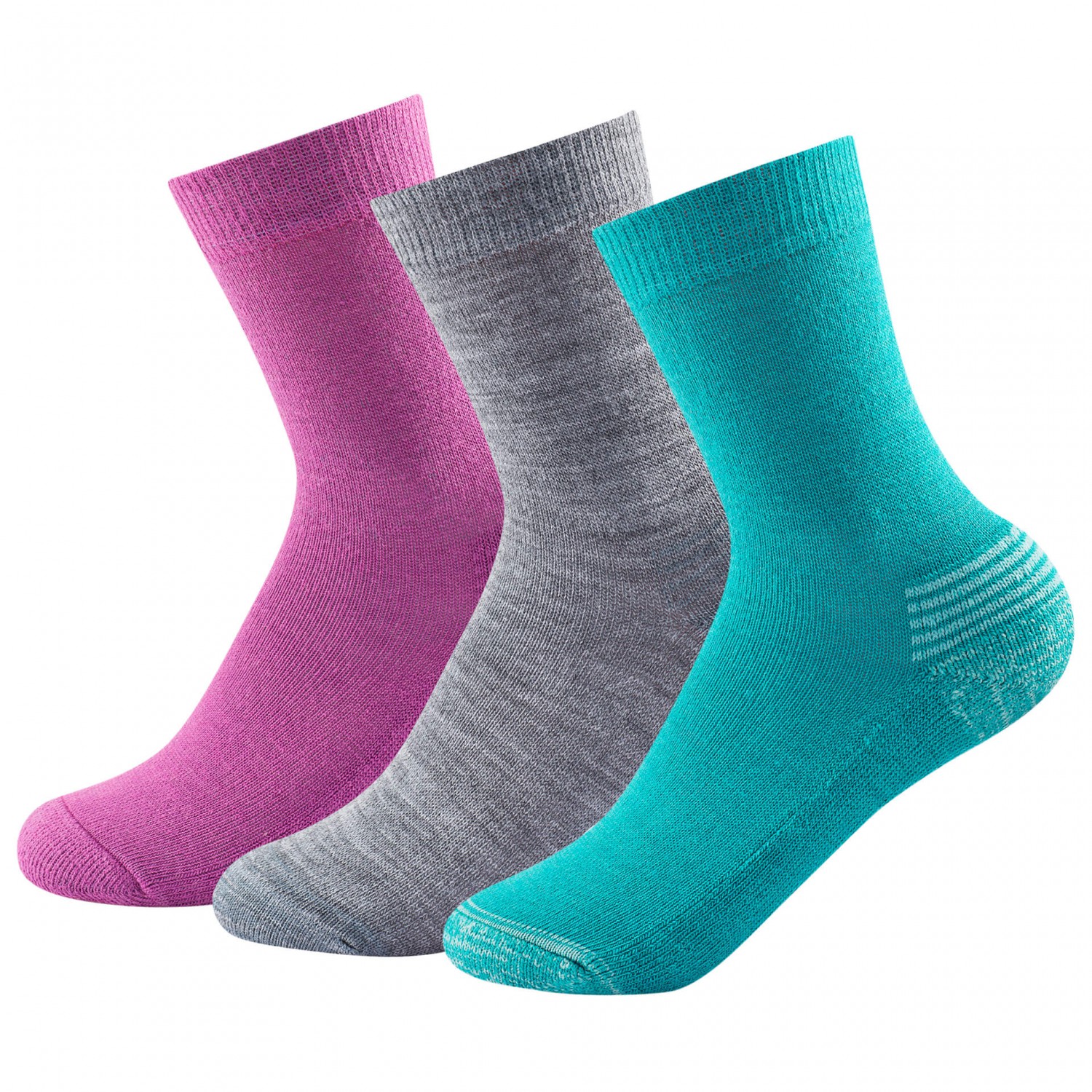 

Носки из мериноса Devold Daily Medium Kid Sock 3 Pack, цвет Girl Mix