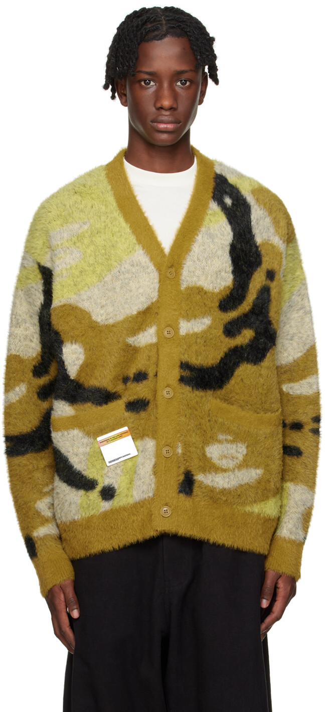 

Разноцветный жаккардовый кардиган Aape By A Bathing Ape