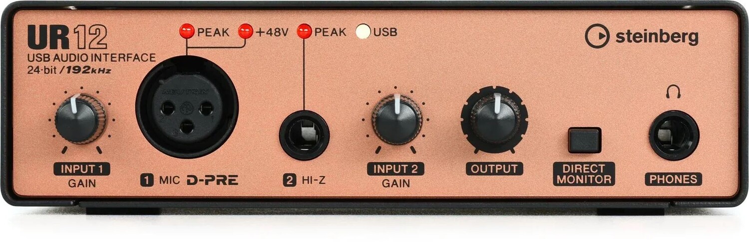 

Портативный USB-интерфейс Steinberg UR12B