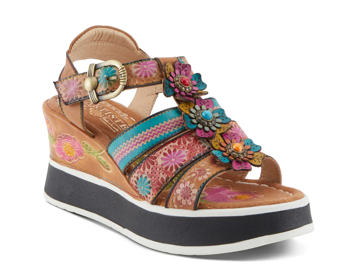 

Сандалии Floralbloom Wedge Sandal L'Artiste By Spring Step, темно-коричневый