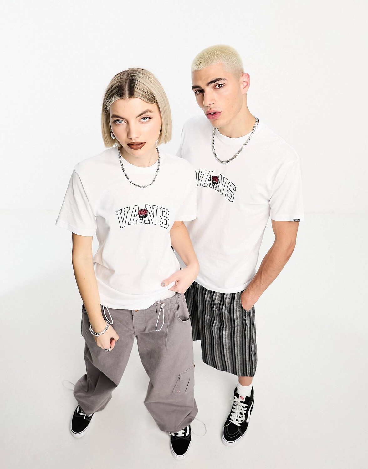 

Белая футболка унисекс 66 champs Vans, Белый