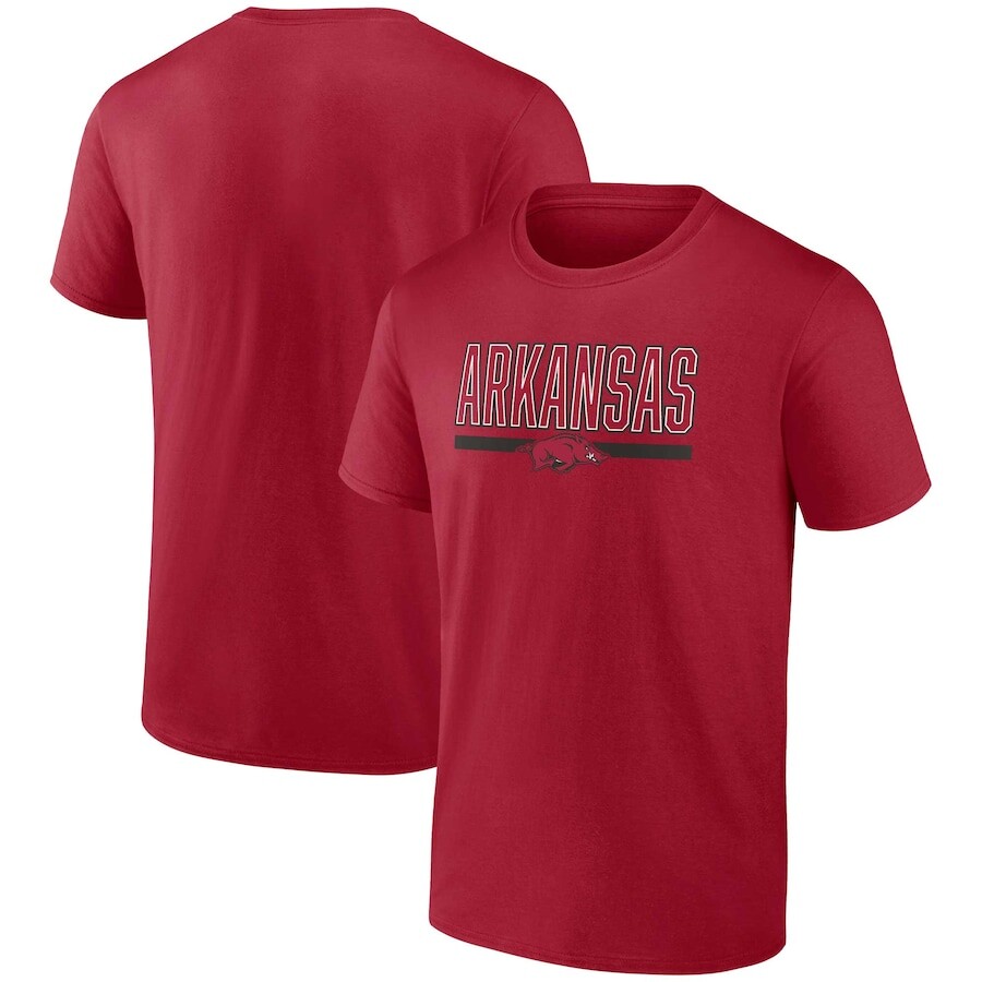 

Футболка с коротким рукавом Profile Arkansas Razorbacks, кардинал