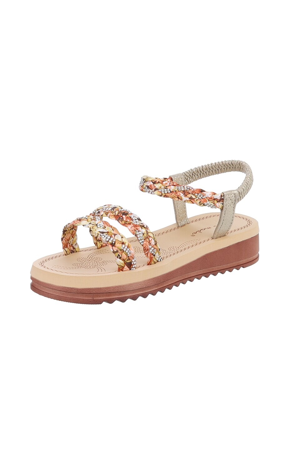 

Сандалии Ital-Design Strap Sandals, золотой