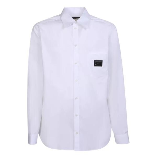 

Футболка logo chest patch white shirt Dolce&Gabbana, мультиколор