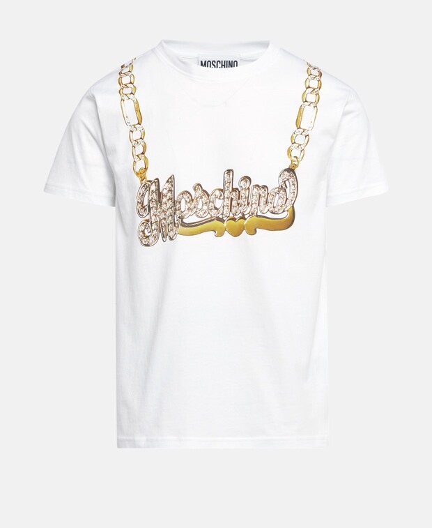 

Футболка Moschino, цвет Wool White