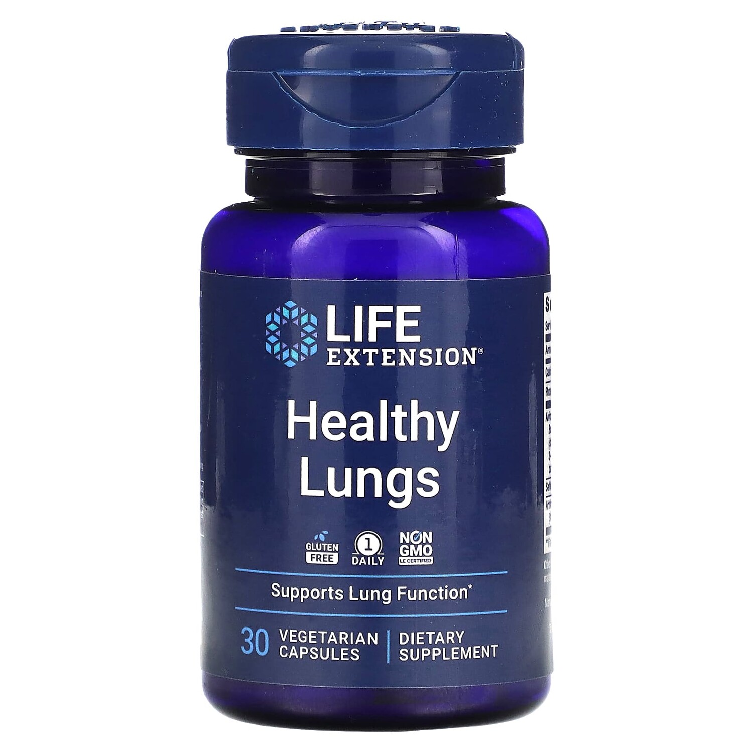 

Healthy Lungs, 30 вегетарианских капсул, Life Extension