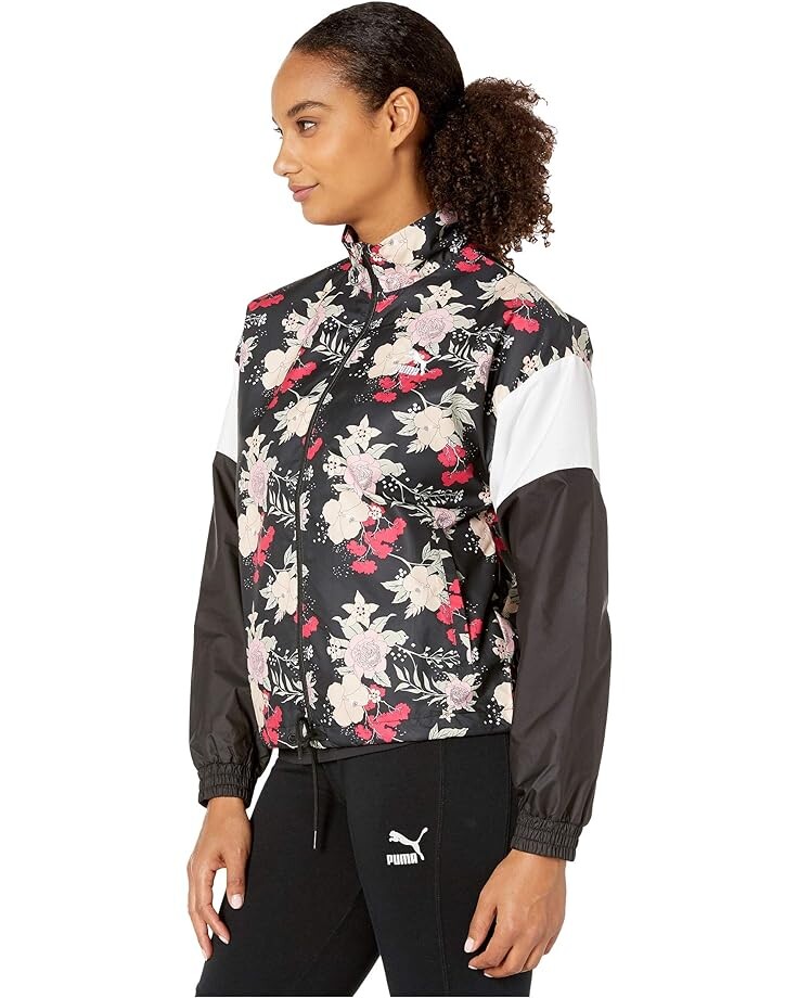 

Куртка PUMA Trend All Over Print Woven Jacket, цвет Black Floral