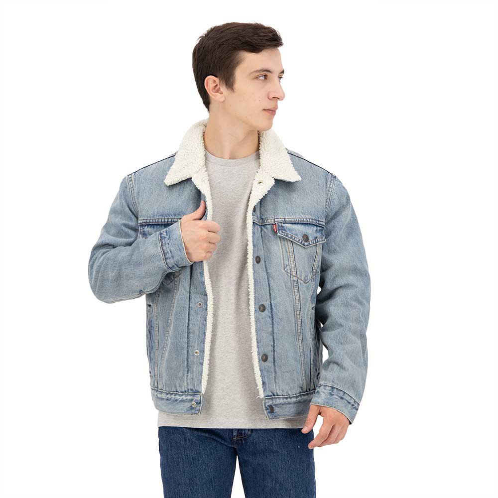 цена Куртка Levi´s Sherpa Trucker, синий