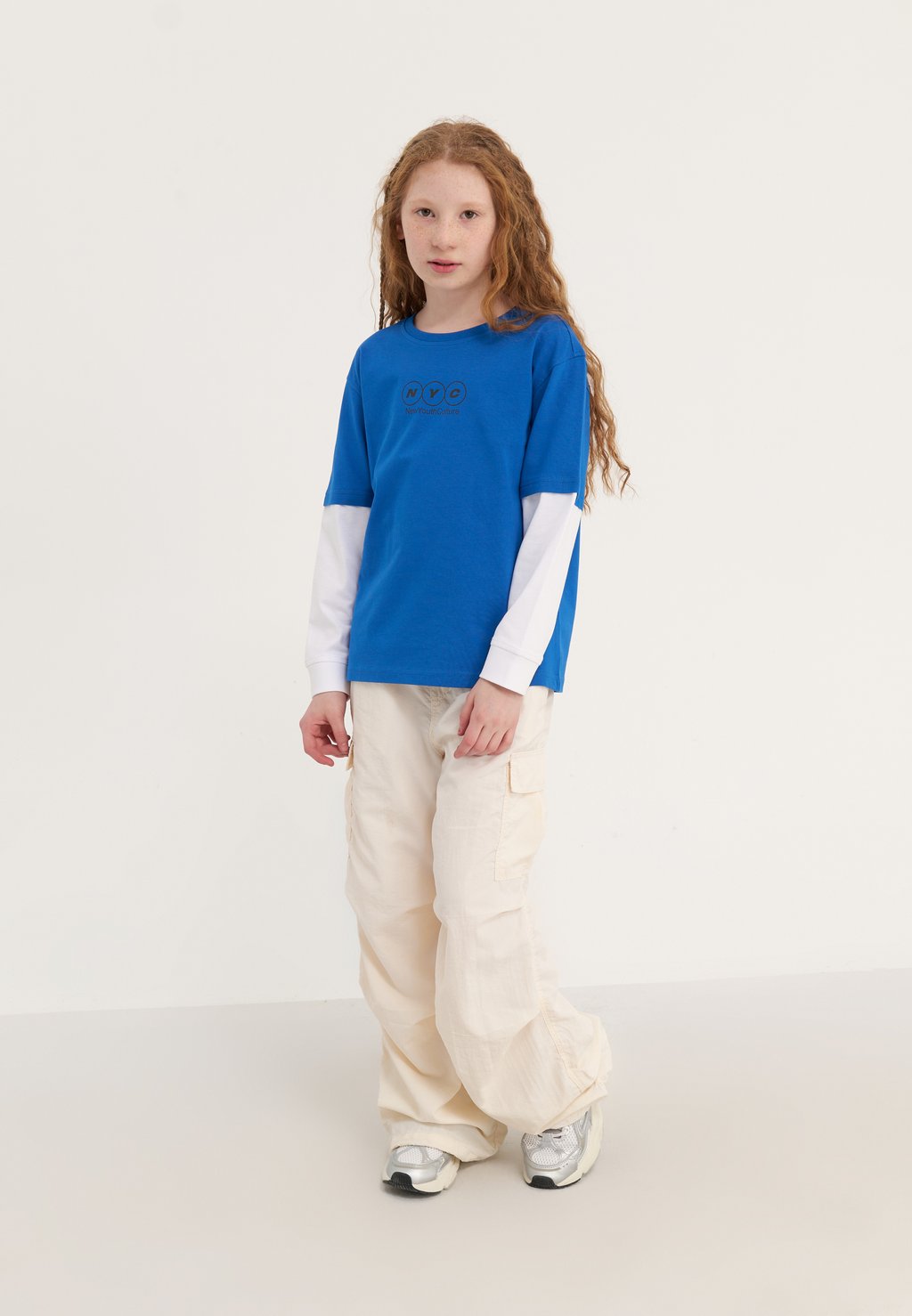 Рубашка с длинным рукавом UNISEX Yourturn Kids, цвет blue/white кроссовки yourturn zapatillas white