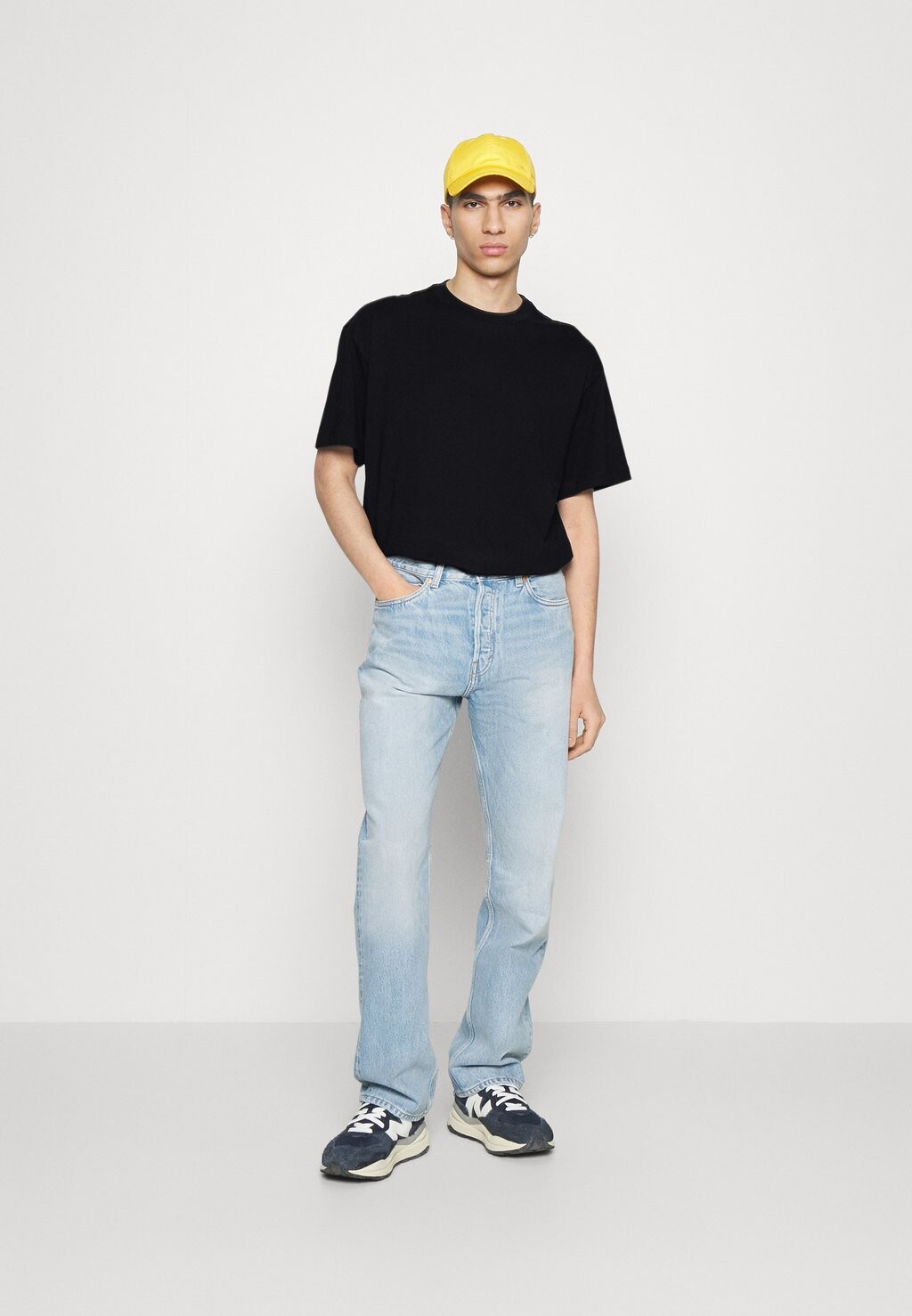 

базовая футболка Oversized 2-Pack Weekday, цвет purple/black