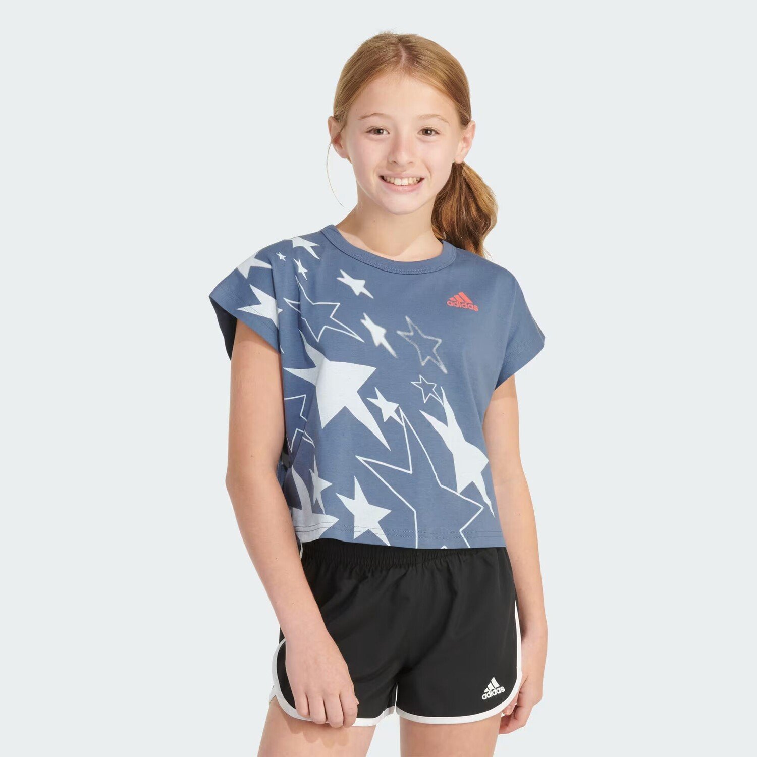 

Футболка SLEEVLESS BOX TOP Adidas, цвет Half Ink