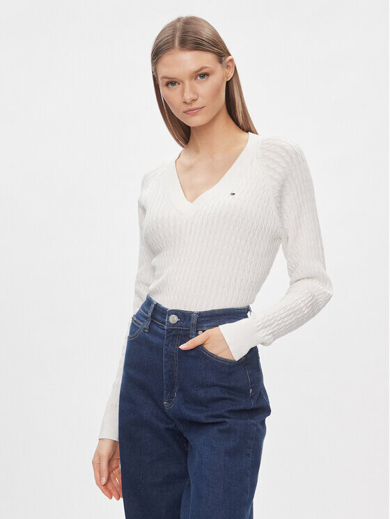 

Свитер обычного кроя Tommy Hilfiger, белый