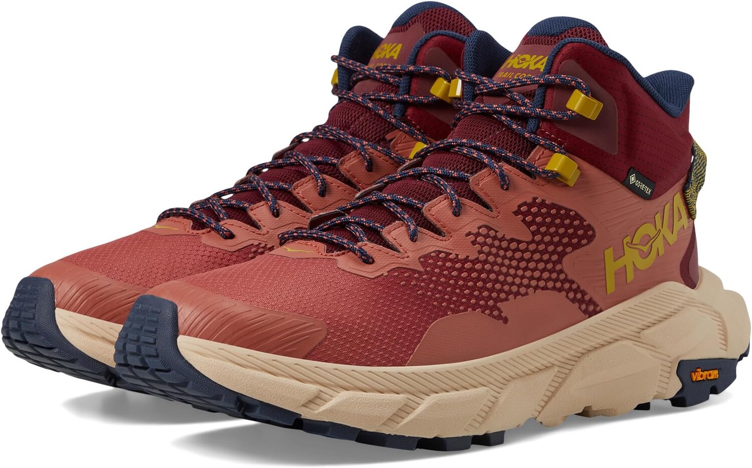 

Походная обувь Trail Code GORE-TEX Hoka, цвет Hot Sauce/Shifting Sand