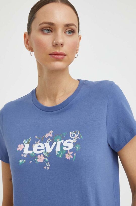 

Хлопковая футболка Levi's, синий