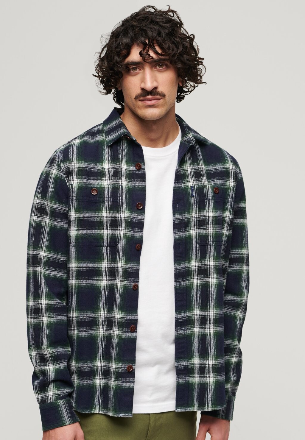

Рубашка Superdry, синий