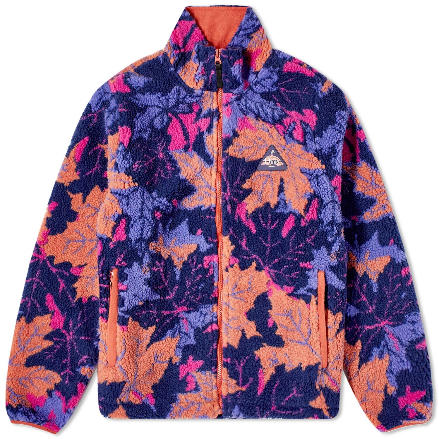 

Флис Dime Zip Through Canadian Sherpa, цвет Coral