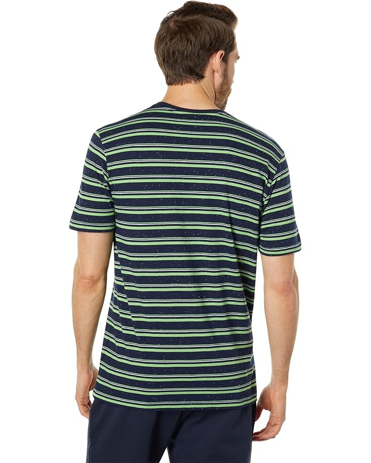 Футболка U.S. POLO ASSN. Short Sleeve Yarn-Dye Thin Stripe Tee, цвет Classic Navy футболка u s polo assn short sleeve yarn dye medium stripe tee цвет outdoor khaki