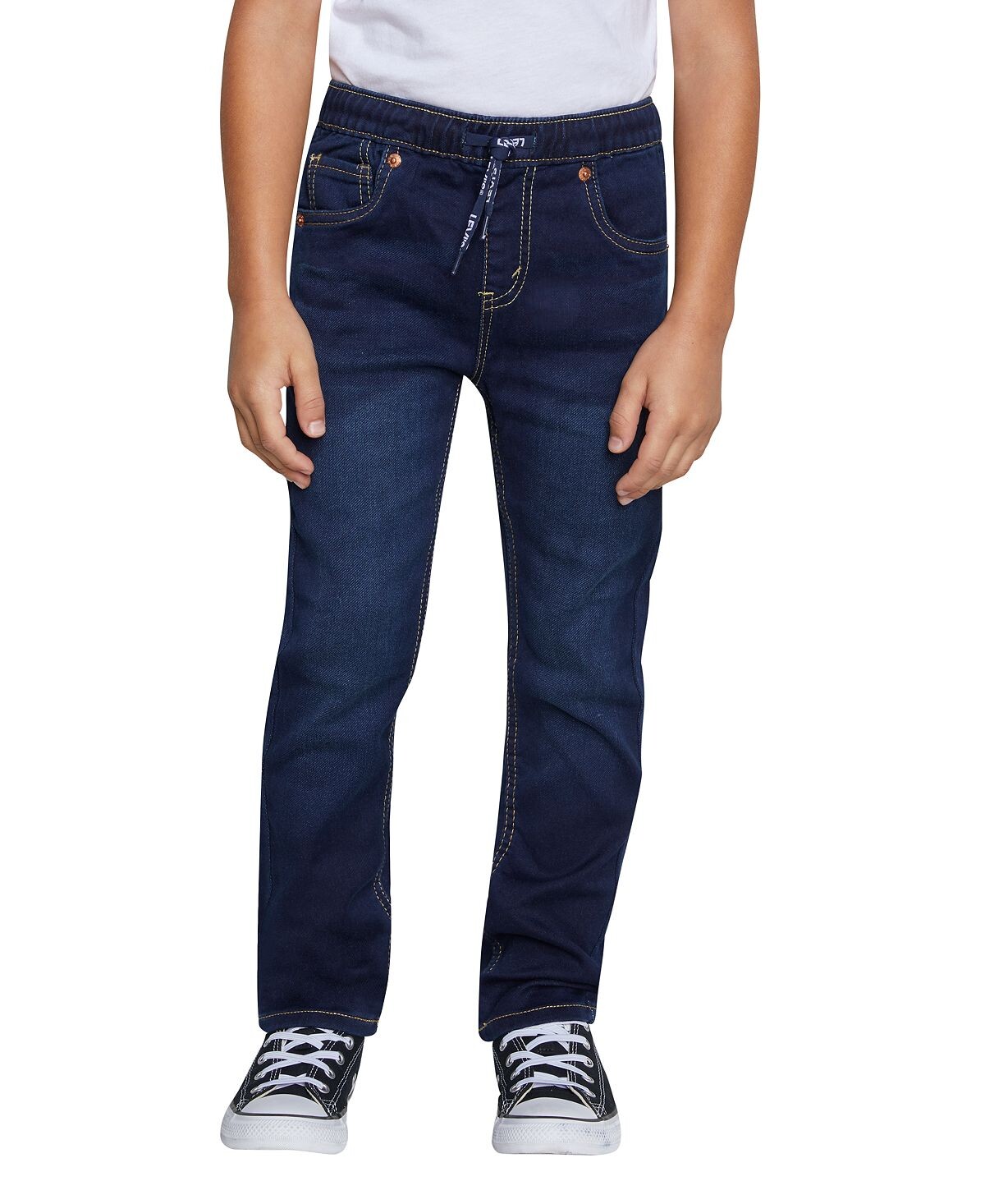 

Джинсы скинни без застежки для маленьких мальчиков Levi's