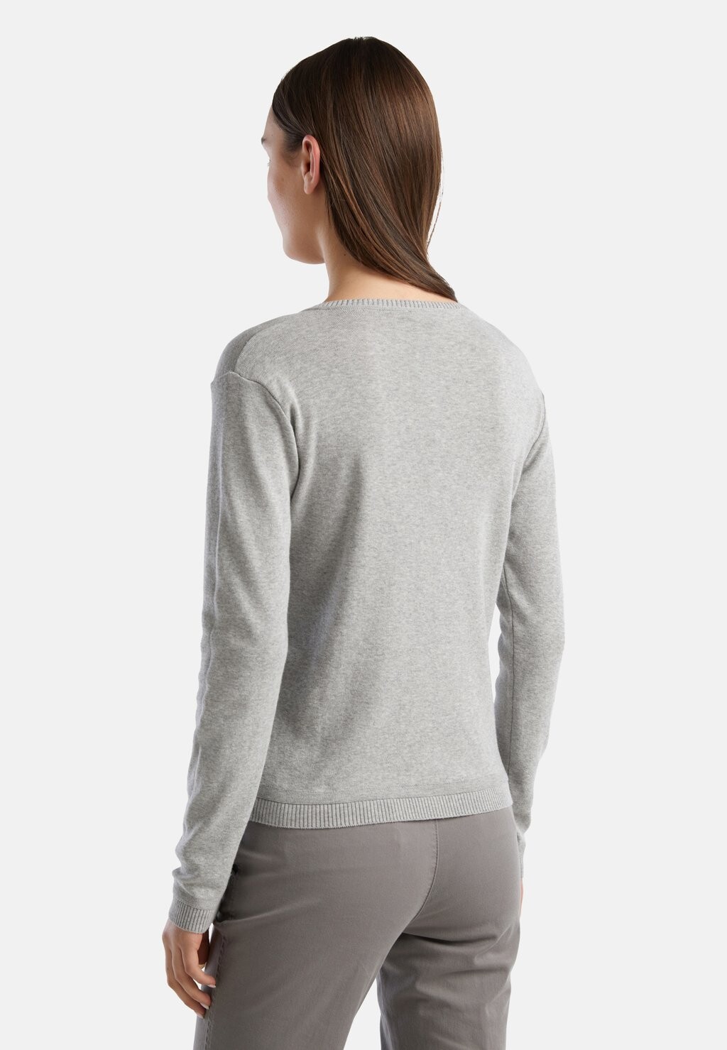 

Кардиган CREW NECK United Colors of Benetton, цвет grey