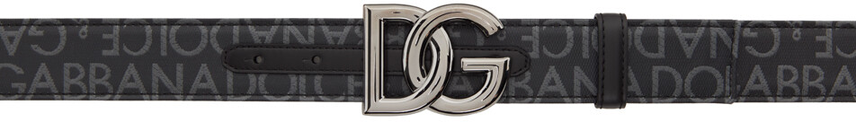 

Серо-черный ремень DG Dolce&Gabbana