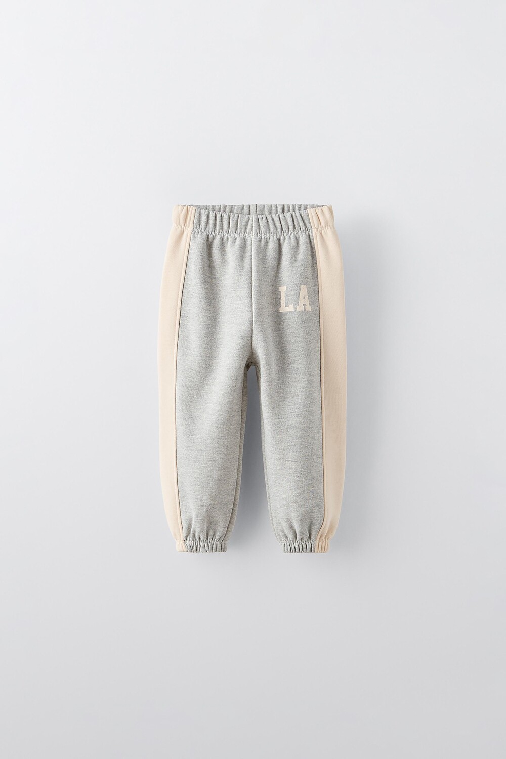 Спортивные брюки с полосами ZARA, серый мергель