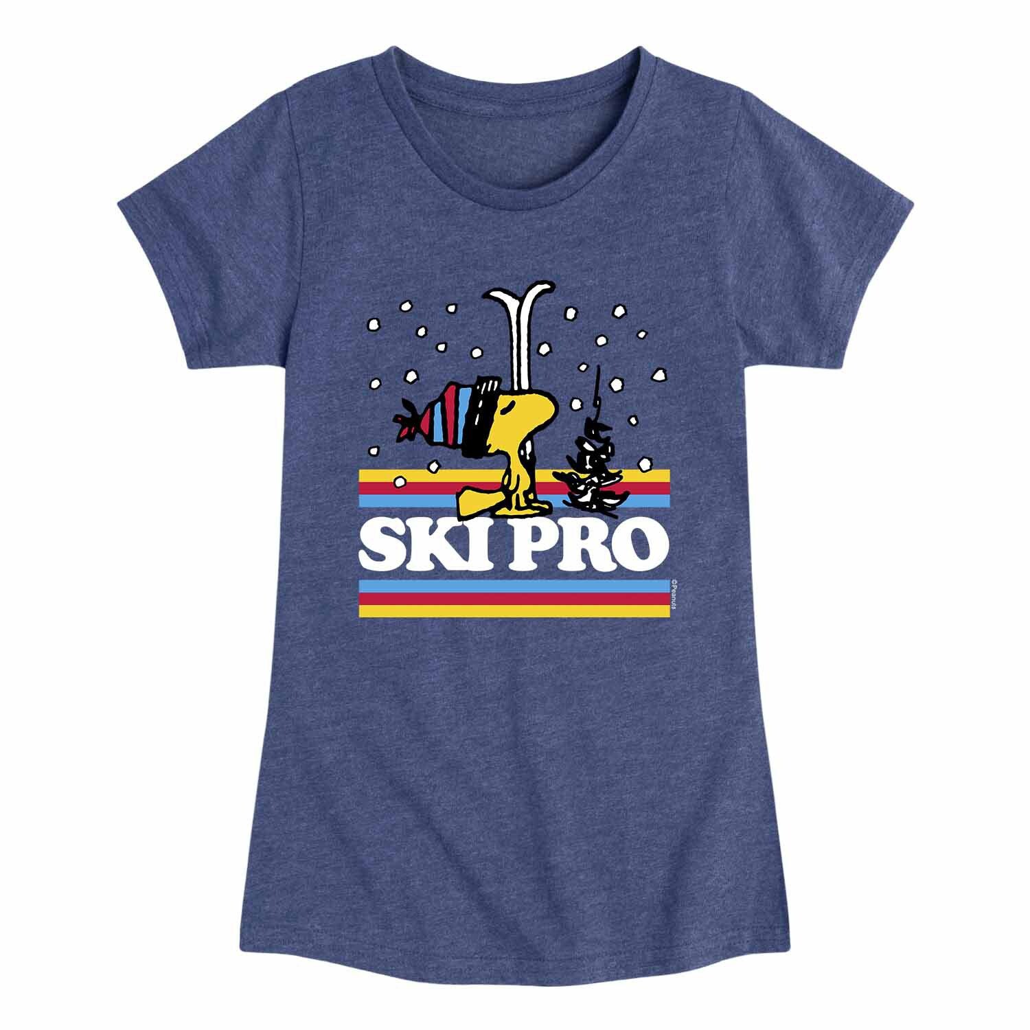 

Футболка Peanuts Ski Pro Woodstock для девочек 7–16 лет с рисунком Licensed Character