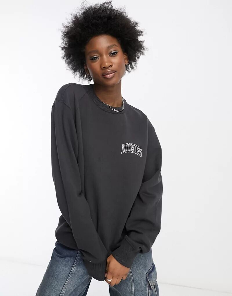 

Черная толстовка Dickies Aitkin с логотипом на левой груди