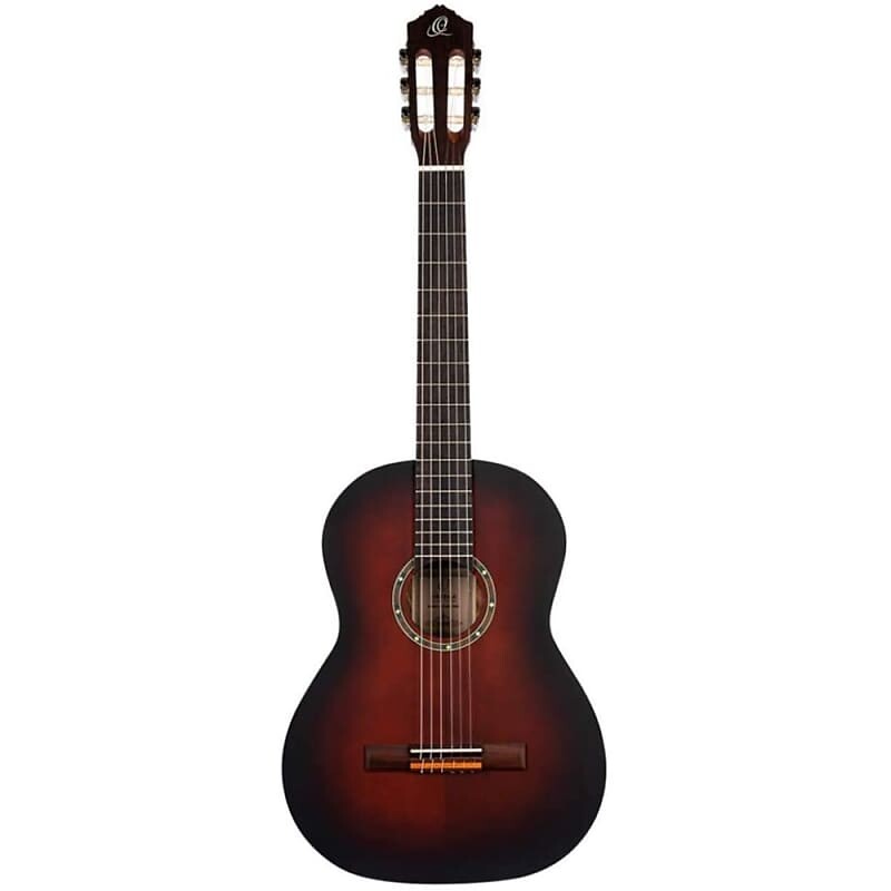 Акустическая гитара Ortega Guitars 6 String Student Series Pro Solid Top Nylon Classical Guitar, Right, Bourban Fade, 4/4 акустическая гитара ortega guitars 6 string student series pro solid top nylon classical guitar right spruce