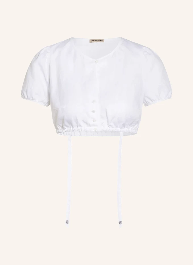 

Блузка-дирнд элла с льном Gottseidank, белый