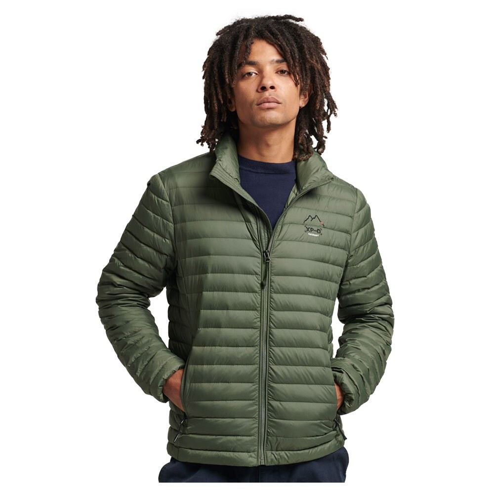 

Куртка Superdry Code Tech Core Down, зеленый
