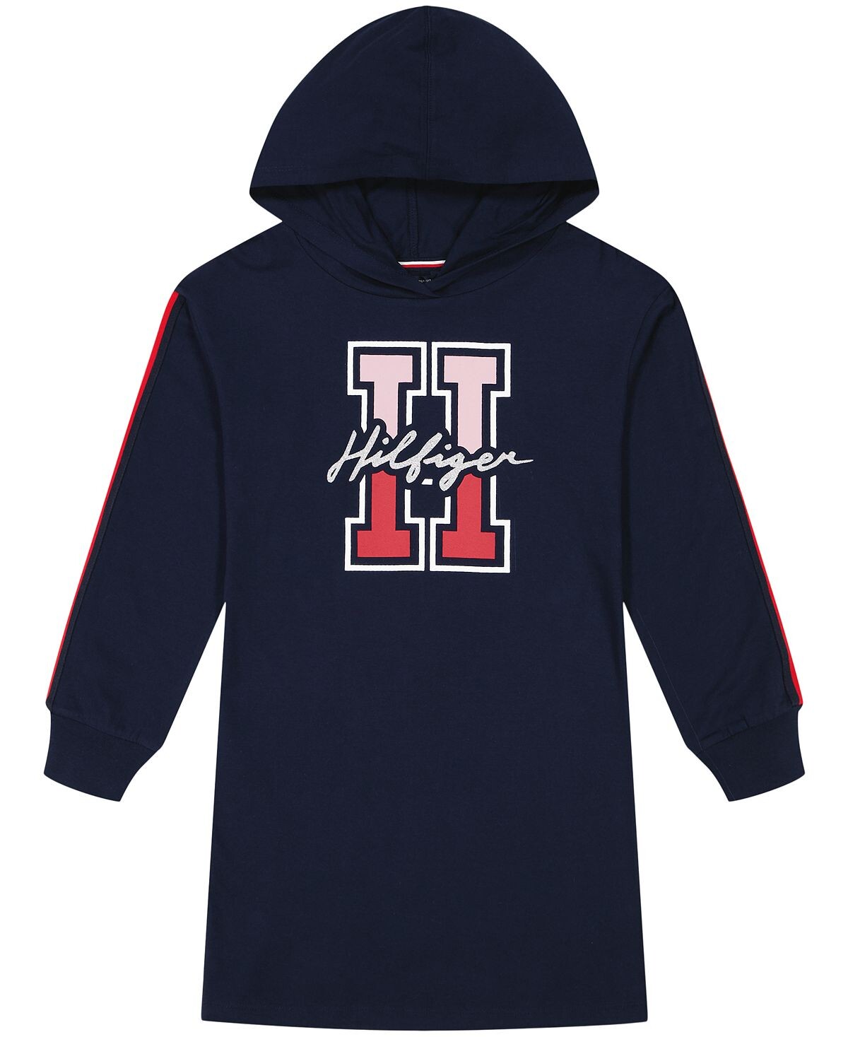 

Платье с длинными рукавами и капюшоном для больших девочек Tommy Hilfiger