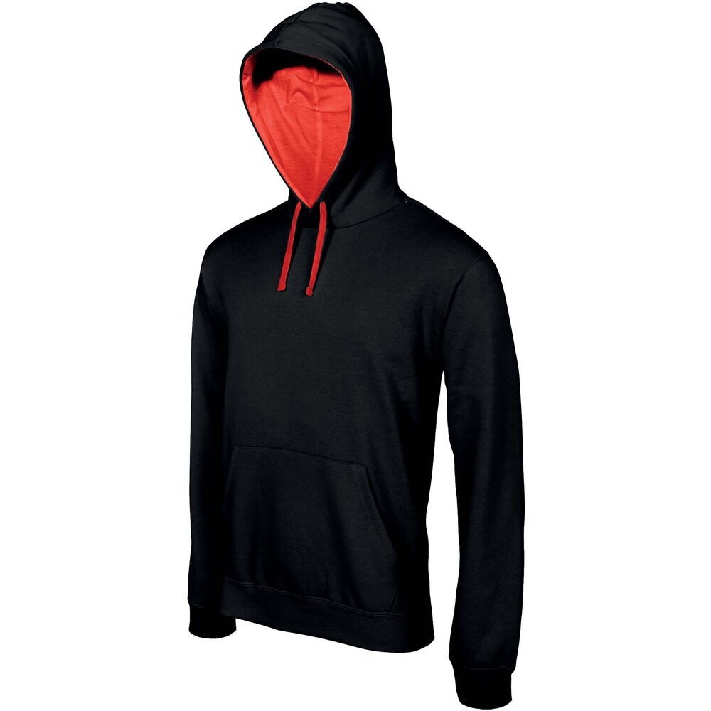 

Толстовка Kariban Hooded Contrastée, черный
