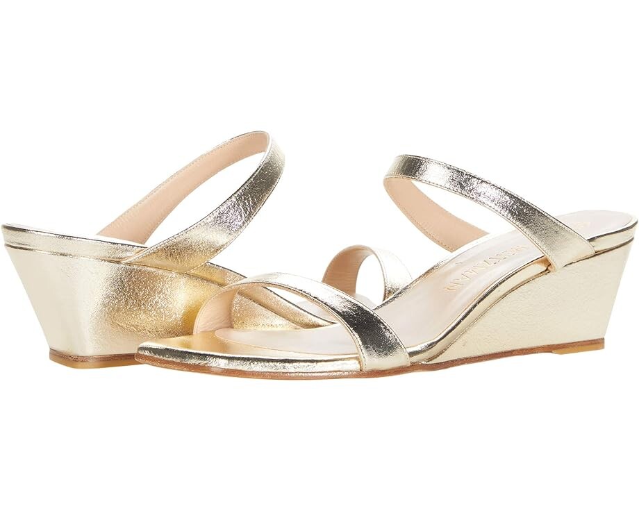 

Туфли Stuart Weitzman Aleena 50 Wedge, цвет Platino