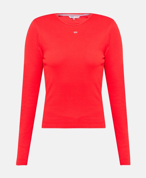 

Топ с длинными рукавами Tommy Hilfiger, светло-красный