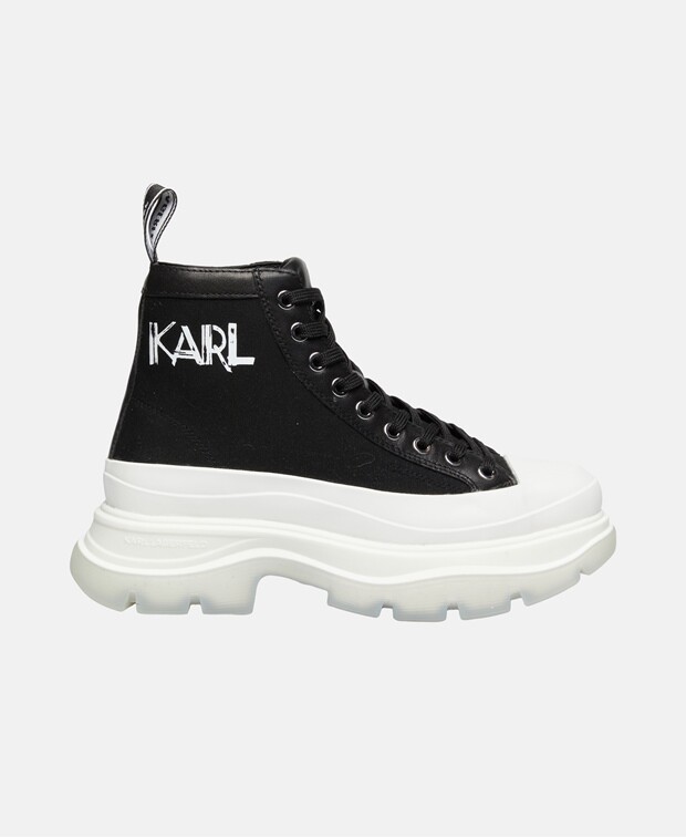 

Ботинки на шнуровке Karl Lagerfeld, черный