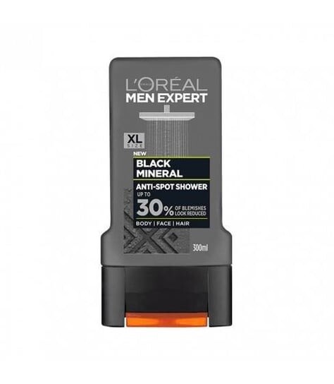 

Гель для душа L'Oreal Black Mineral 300 мл - Черный минерал, L'oréal Paris
