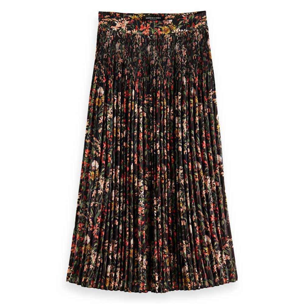 

Юбка Scotch & Soda Pleated Printed Long, разноцветный