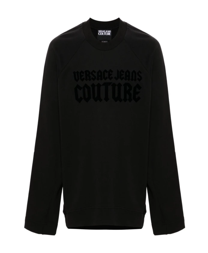 

Свитер в стиле резюме Versace Jeans Couture, черный