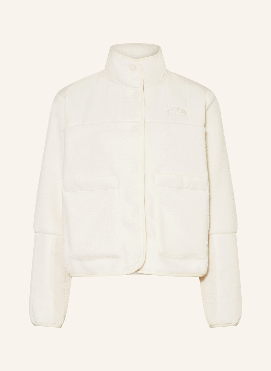 Флисовая куртка cragmont из меха тедди THE NORTH FACE, экрю