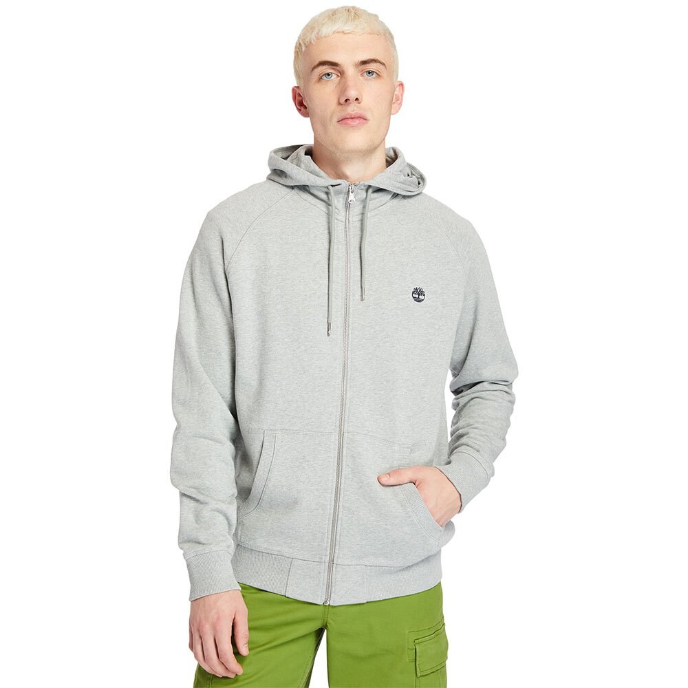 Толстовка Timberland Exeter River Basic Loopback Regular Full Zip, серый