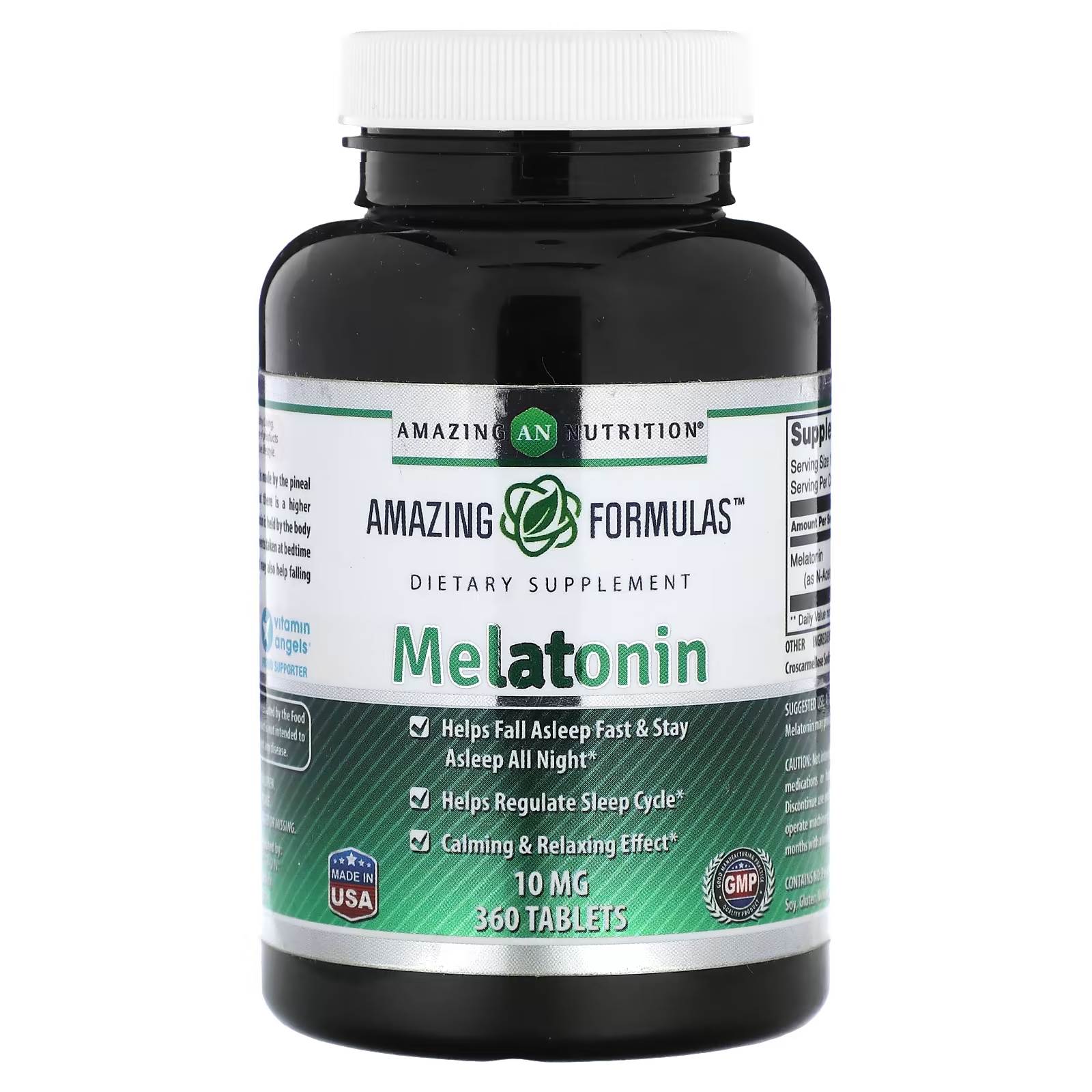 цена Мелатонин 10 мг Amazing Nutrition, 360 таблеток