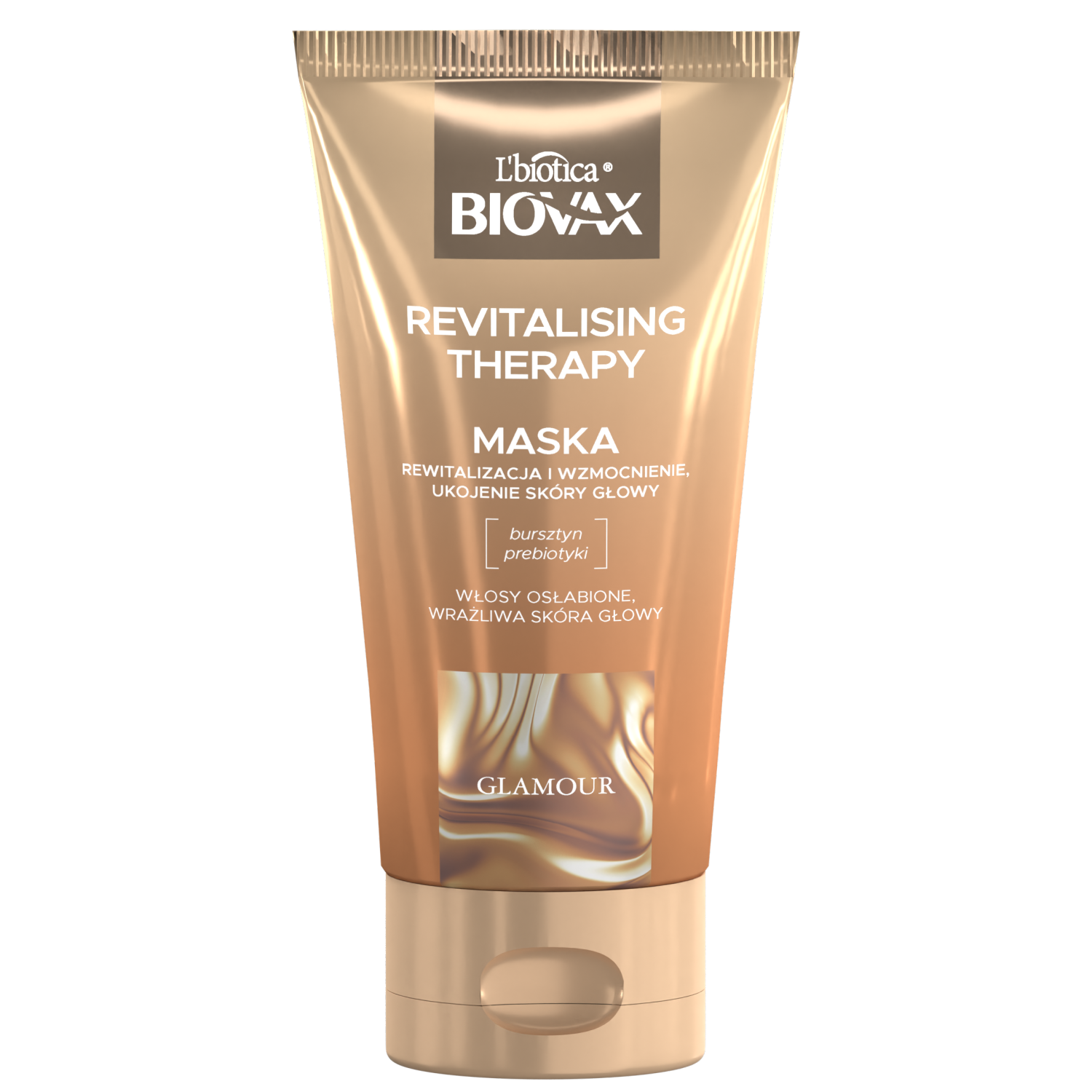 Укрепляющая маска для волос Biovax Glamour Revitalising Therapy, 150 мл