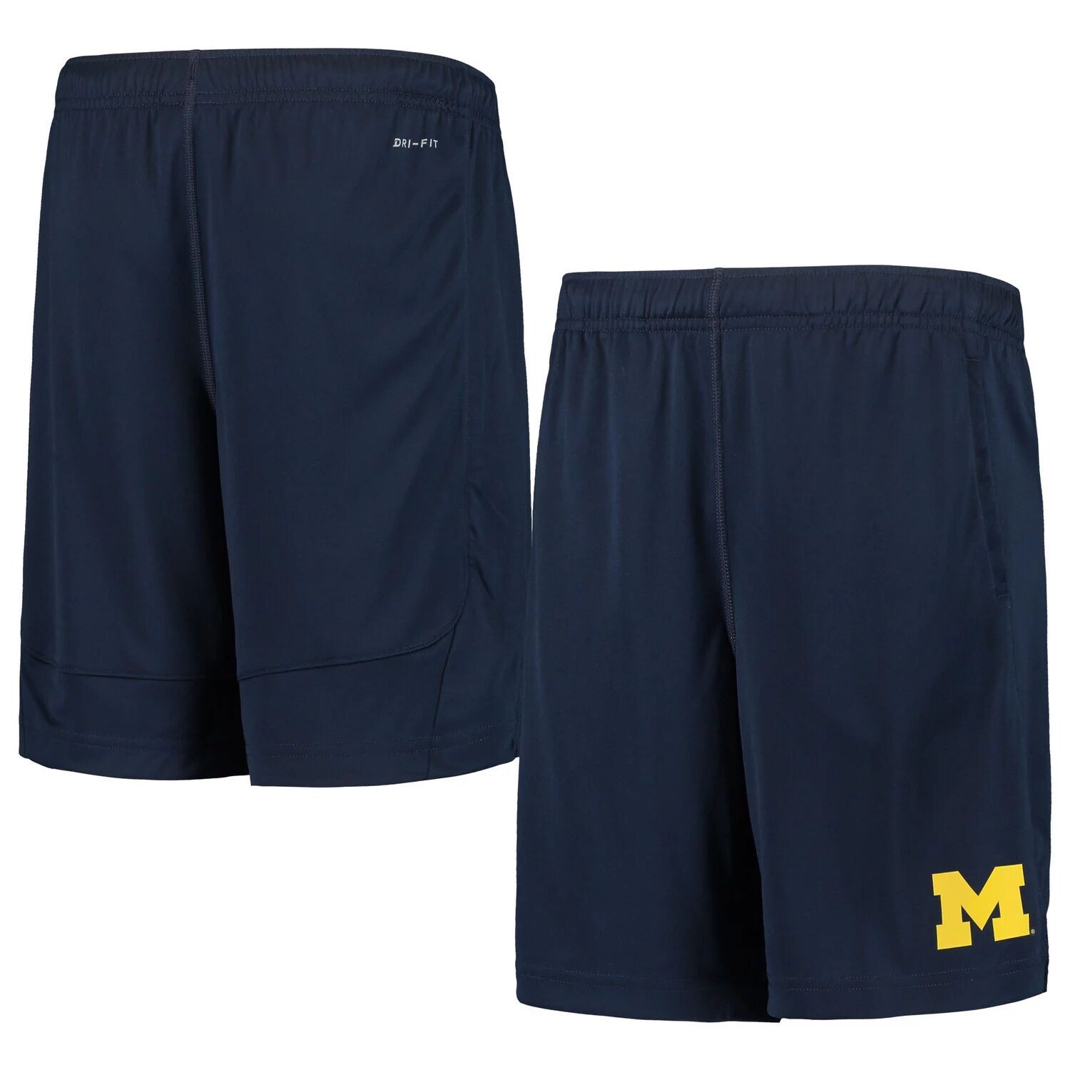 

Молодежные шорты Nike Navy Michigan Wolverines Performance Fly Nike